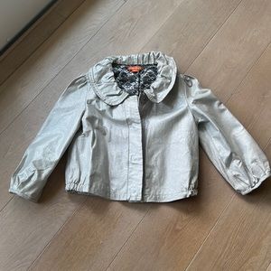 Ella rose silver dress jacket size small